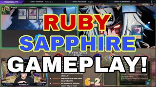 SET 8 RUBY/SAPPHIRE GAMEPLAY! (Practicing for Set Champs!) Episode 5 #lorcanatcg #disney #lorcana