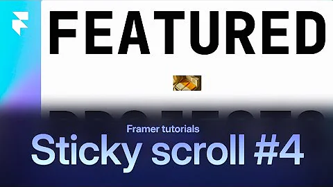 Framer for Starters | Cool Scroll animation in 5 mins