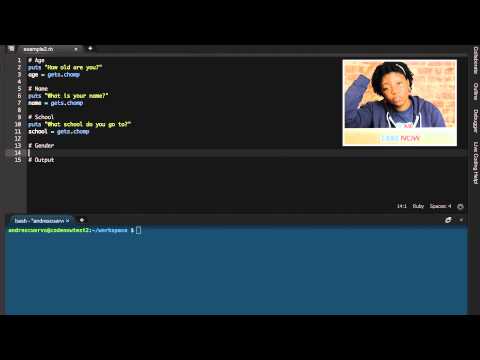 #CodeHow Lesson 3.2: User Input
