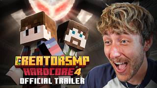 Mijn EERSTE REACTIE op de CreatorSMP Hardcore 4 Trailer! — trending on YouTube in Belgium