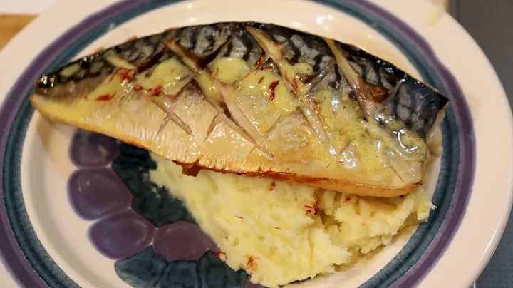 Roasted Mackerel with Dijon Saffron Mashed Potatoes: Easy Mackerel Fish Recipe