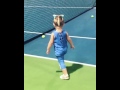 Младшая дочь Татьяны Навки увлеклась теннисом