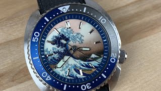 Seiko mod “great wave off Kanagawa” - YouTube