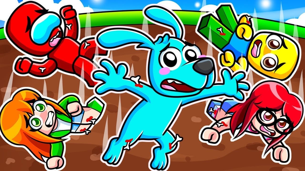 Me Hice pasar por PERRO y Me Rompí 8.456.435 HUESOS en Roblox!