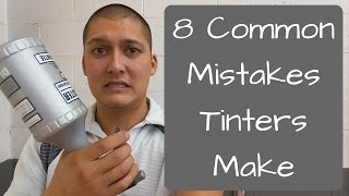 Window Tinting: 8 Common Mistakes Tinters Make