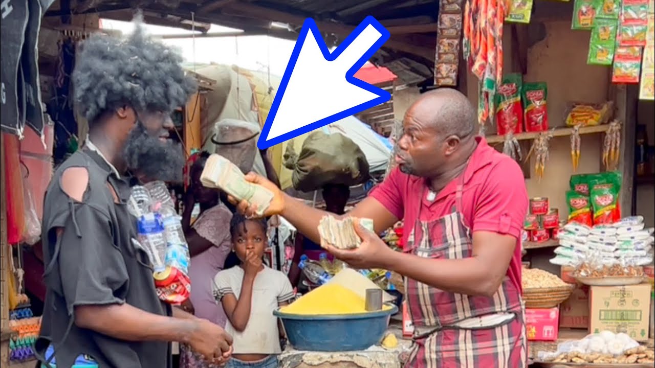 Full video: Market Social Experiment. Some chased me but this man showed forgiveness, humanity first