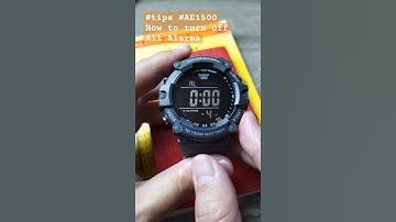 How to Turn Off All Alarms on Casio AE1500 #tips #casio #ae1500