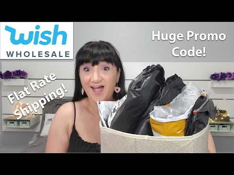 Testing Out WISH Wholesale | Flat Rate or Free Shipping | *Huge Promo Code*