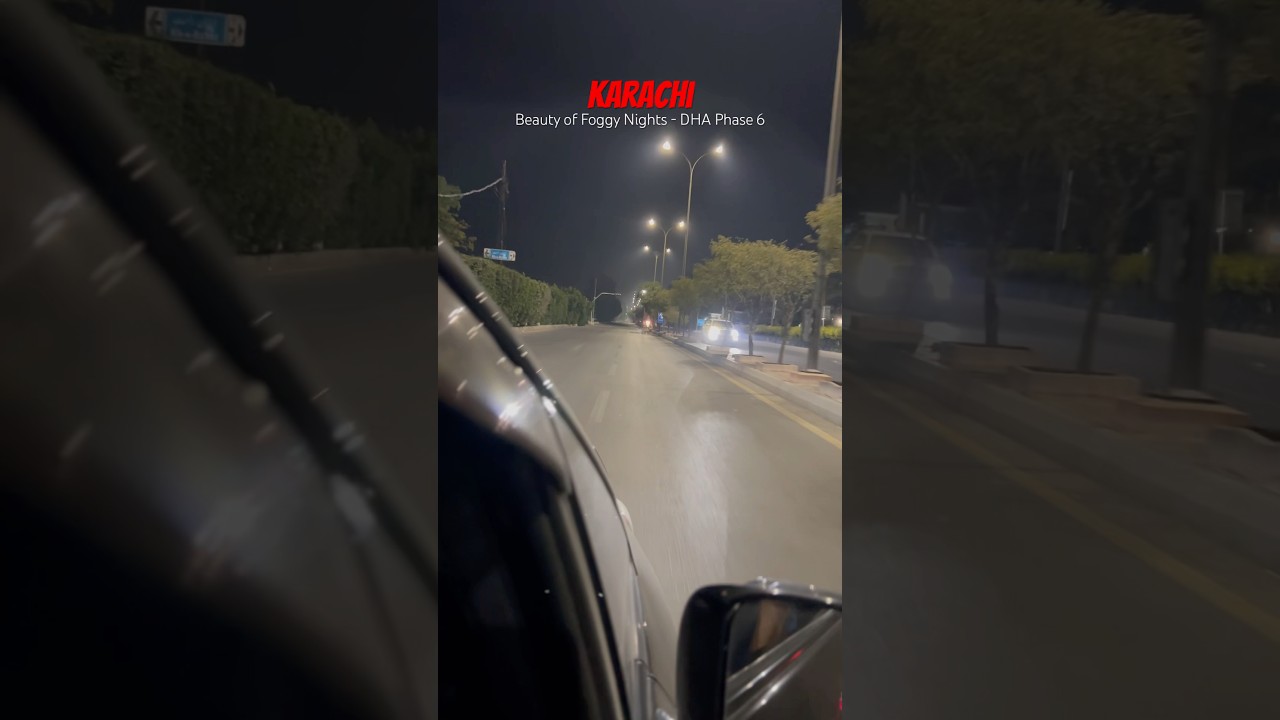 Foggy Nights in Karachi: A Calm Escape 