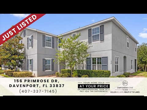 156 Primrose Dr, Davenport, FL home video tour