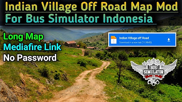 Indian Village 🗺️Off Road Map | Bus Simulator Indonesia | How to Add Off Road Map Mod in Bussid |