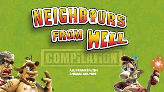 Neighbours from hell compilation All Pranks With Animal Sound Effects