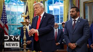 WATCH: Trump Hosts Indian CEOs, Kash Patel at White House Diwali Party, Lights Candle | AQ1G