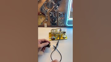 Mini Stirling Engine Powering On ESP32 #arduino #experiment