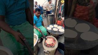 Indian Street Vendor Skills 🚀 Making Tawa Roti #shorts #streetfood