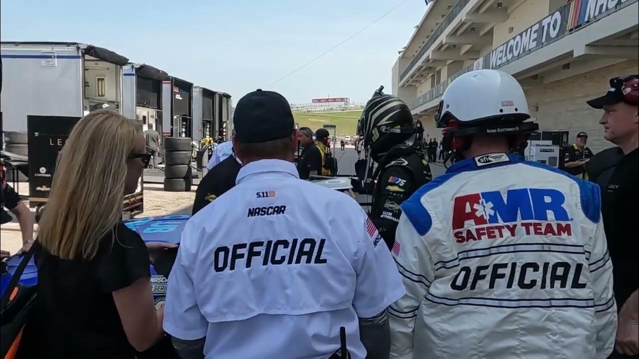 Jimmie Johnson DNFs at COTA, Drives Car to Hauler and Heads to Infield