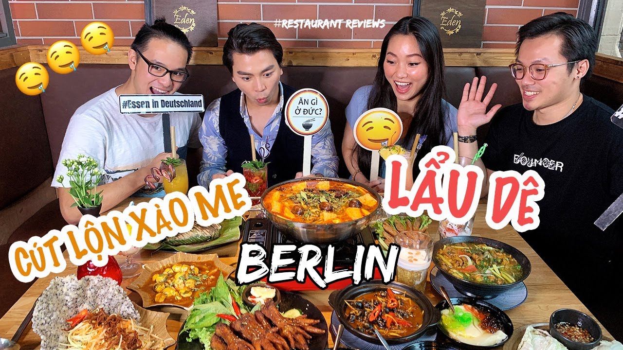 Thưởng Thức Đồ Ăn Vặt ĐỘC LẠ Việt Nam Tại Đức | Eden Restaurant - Berlin | | Ăn Gì Ở Đức