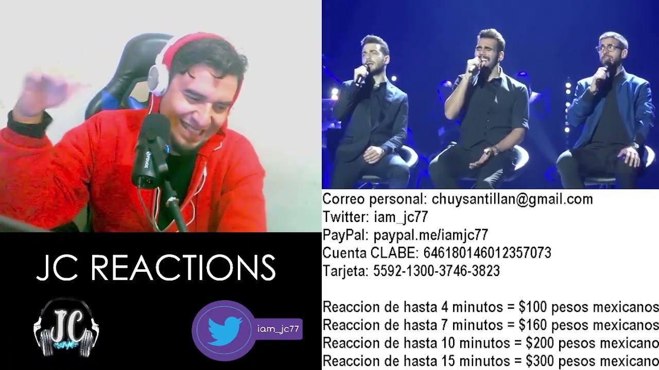 | REACCION | Il Volo - Smile/Ave Maria/La Vida