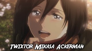 Twixtor Mikasa Ackerman (Snowman)