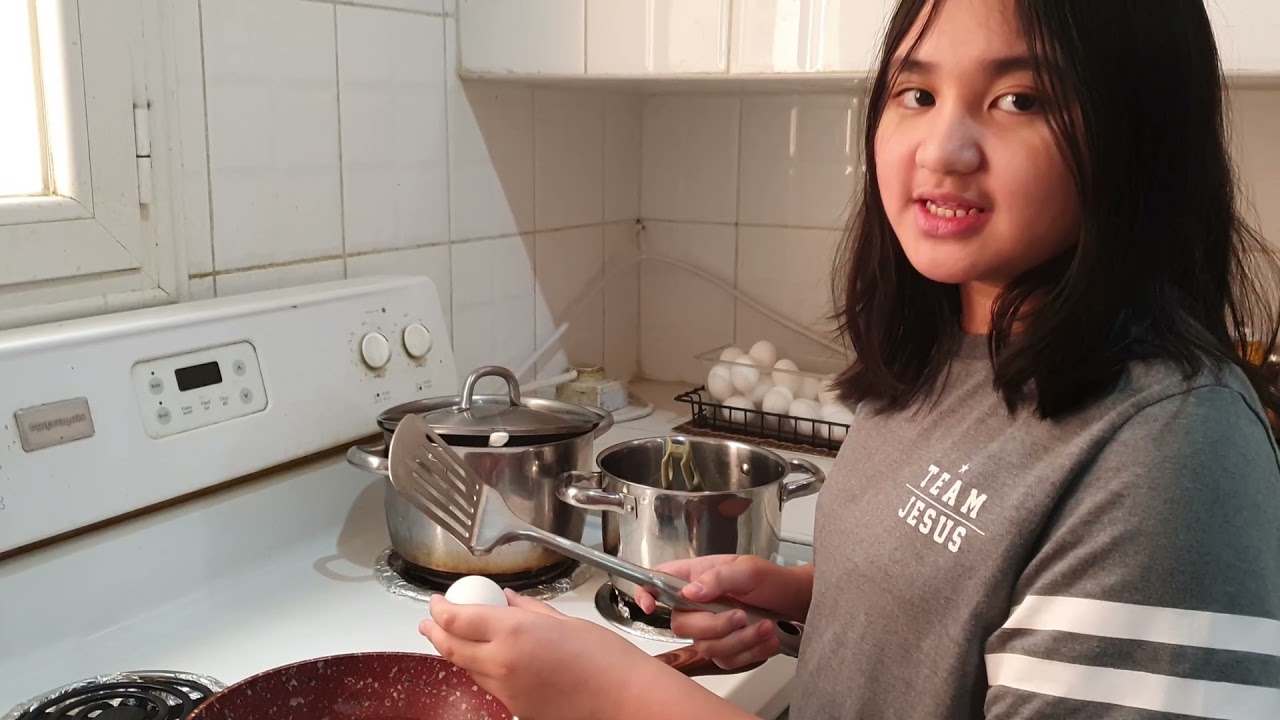 Hayley Cooking Longsilog