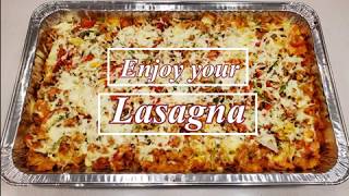 Easy Lasagna (लज़ान्या) Recipe | Party Size | Indian Style Lasagna