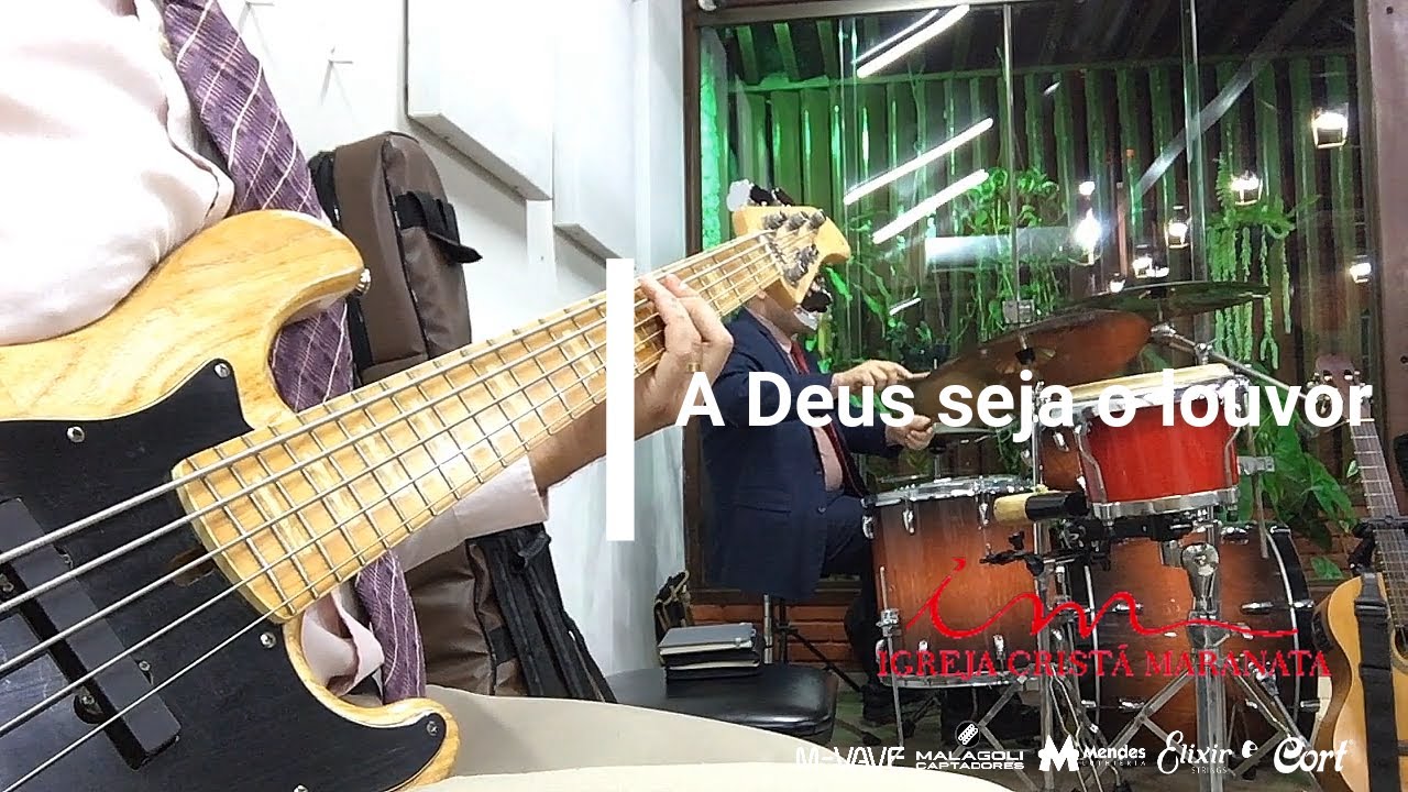 A Deus seja o louvor #igrejacristamaranata #icm #baixoeletrico  #cortguitar #mendesluthieria #mvave