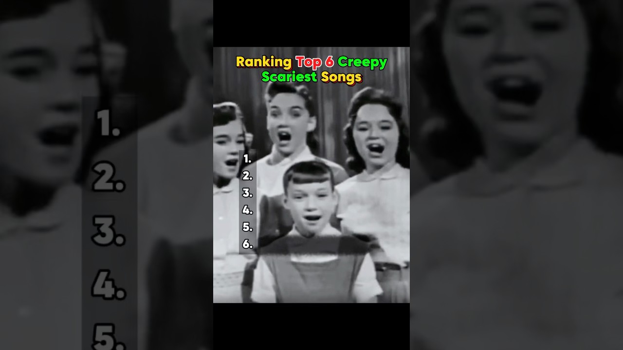 Ranking Top 6 Creepy Scariest Songs #music #playlist #scary #creppy