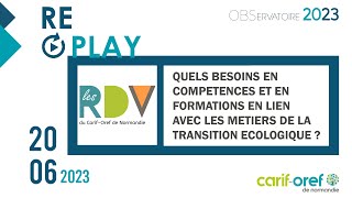 Quels besoins en compétences et en formations en lien avec les métiers de la transition écologique ?