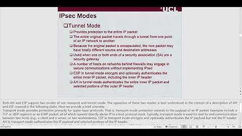 03- IPsec (Part 2): Modes of operation (Transport mode & Tunnel mode)