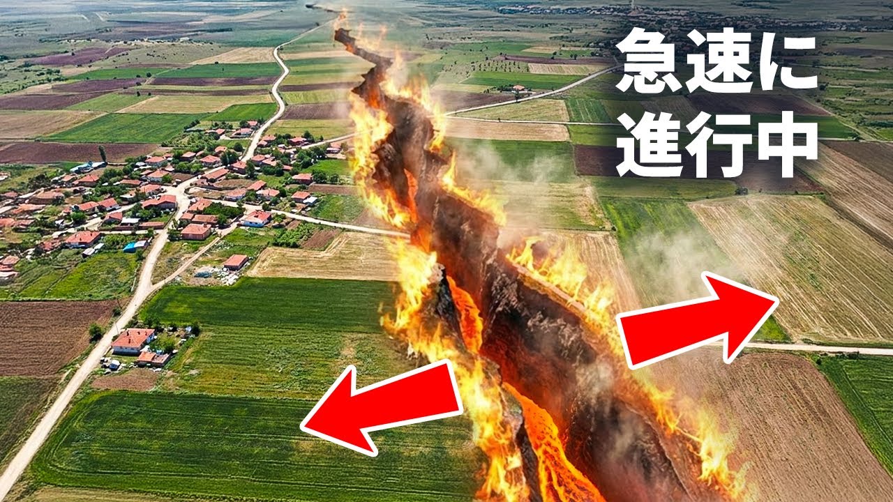 トルコが文字通り崩壊している - それは宇宙からも見える