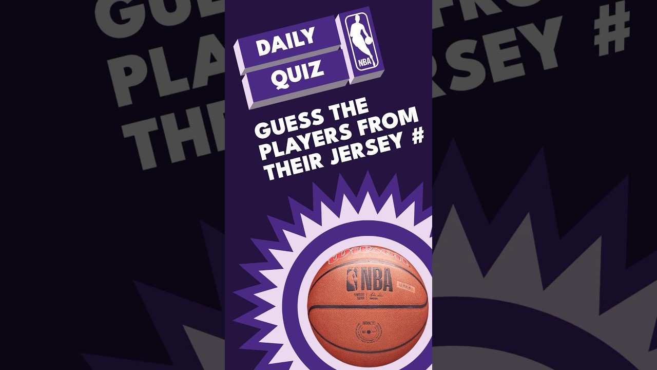 Guess the NBA Player by Jersey Number! | Daily Quiz NBA