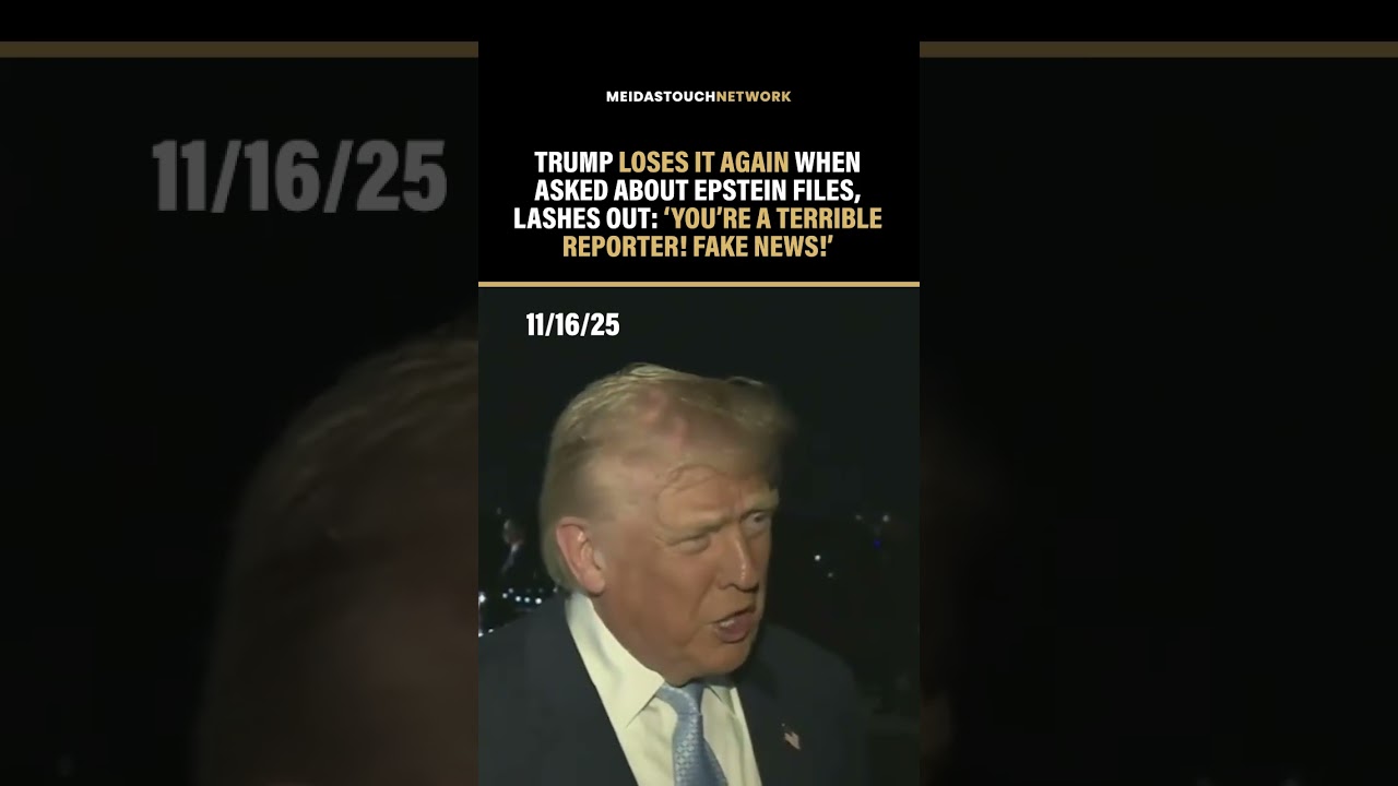 Trump LASHES OUT at Reporter Over Epstein...AGAIN!!!