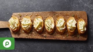 How to Make Brie & Pear Tartines – Publix