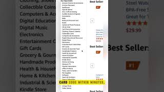 How to buy an Amazon Gift Card with crypto?