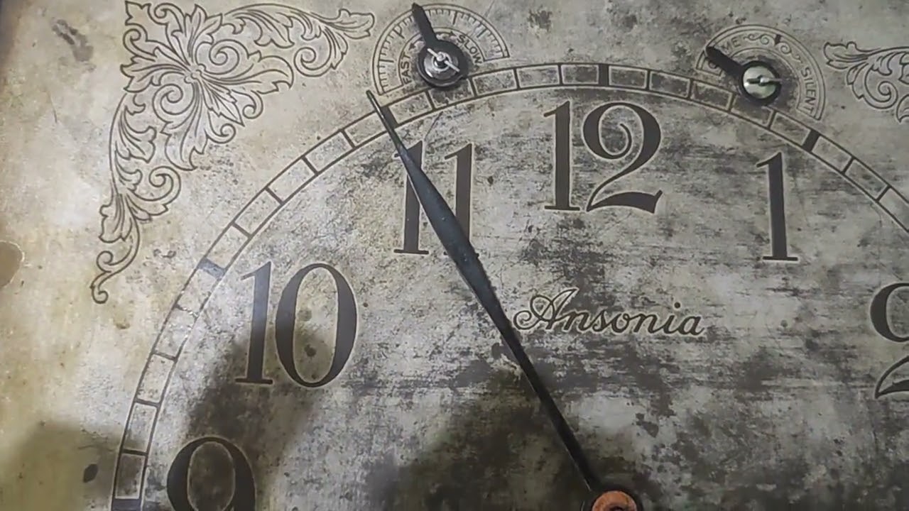 RELÓGIO CARRILHÃO AMERICANO ANSONIA EM SEU ESTADO ORIGINAL 