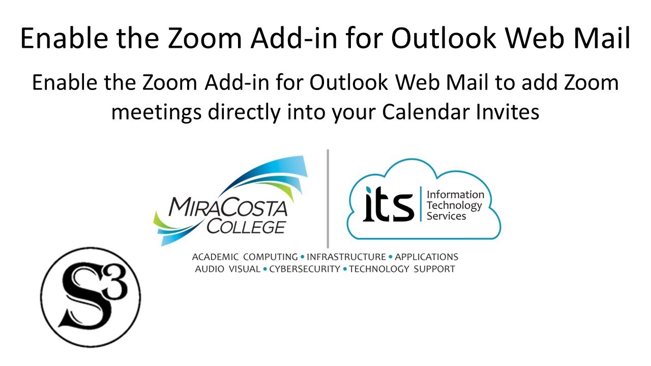 New Zoom Addin Outlook Web Mail YouTube New Zoom Addin Outlook Web Mail YouTube