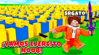 ¡CREO MI EJERCITO NOOB EN ROBLOX! 🤪 🤣 | SRGATO TIENE UN EJERCITO NOOB SUPER OP