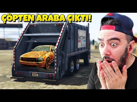 ÇÖP ARABANIN IÇINDEN SÜPER ARABA ÇIKTI - GTA 5 MODS