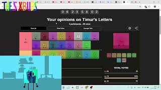 Timur's Alphabet Tier Maker Live Event has started!