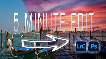 5 MINUTE EDIT | Venice Sky Replacement | LIGHTROOM & PHOTOSHOP