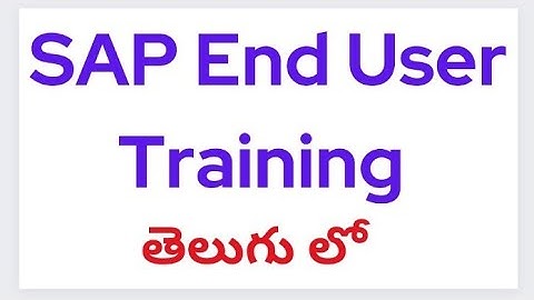 (Day 5)- SAP FICO End user Class -SAP FICO-Training -FICO (online/Offline )Training Videos-Chanu SK