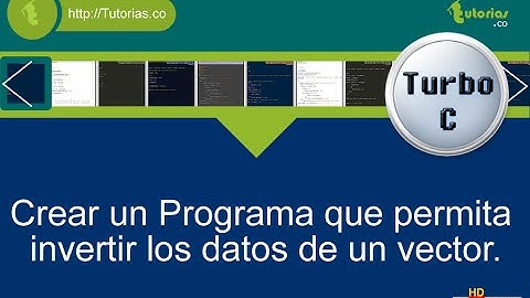 arrays – turbo C (invertir un vector)