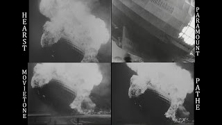 Tribute to the Hindenburg Disaster - Reconstruction and Newsreel Synchronization