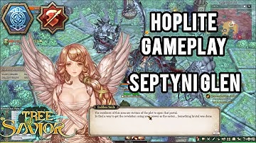 Tree of Savior Hoplite Gameplay | Leveling Septyni Glen Quest Bosses
