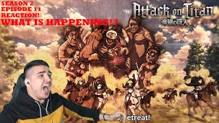 WHAT IS HAPPENING ATTACK ON TITAN SEASON 2 EPISODE 11 REACTION ( Charge )