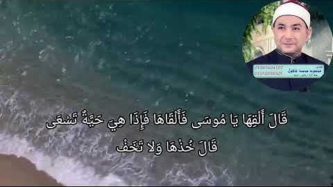 تلاوة بإداء جميل وخاشع للقارئ الشيخ محمود محمد عاقول لما تيسر من سورة طه 31-8-2020