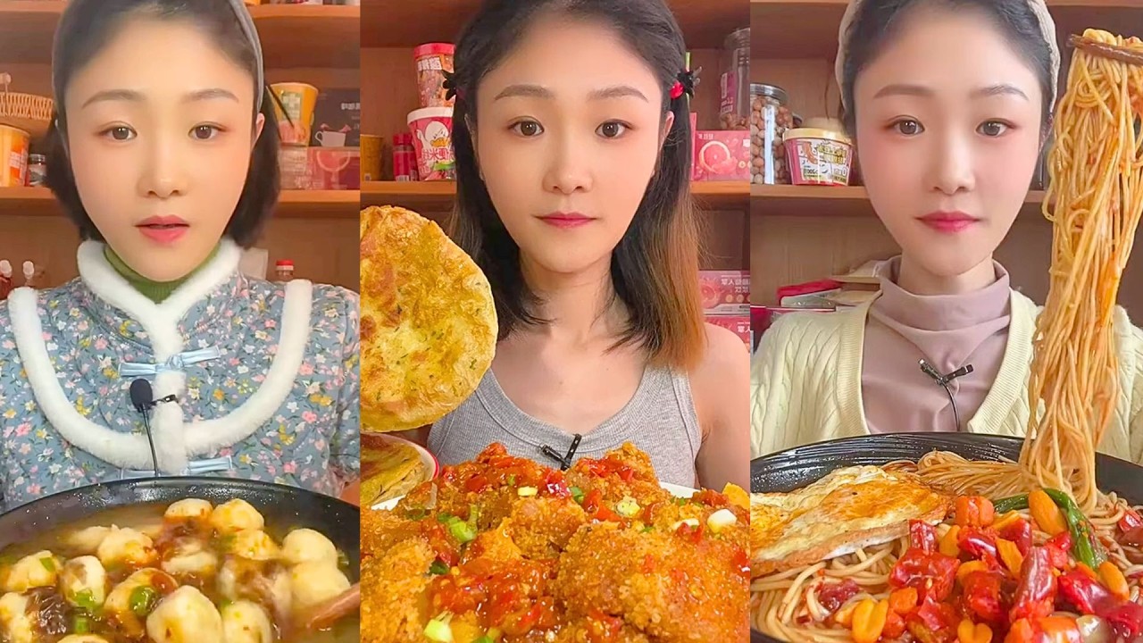 1 Hour ASMR Mukbang | Satisfying Eating Sounds for Sleep, Relaxation & Study #1159