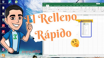 Usar el RELLENO RÁPIDO en EXCEL - Así de Rápido!