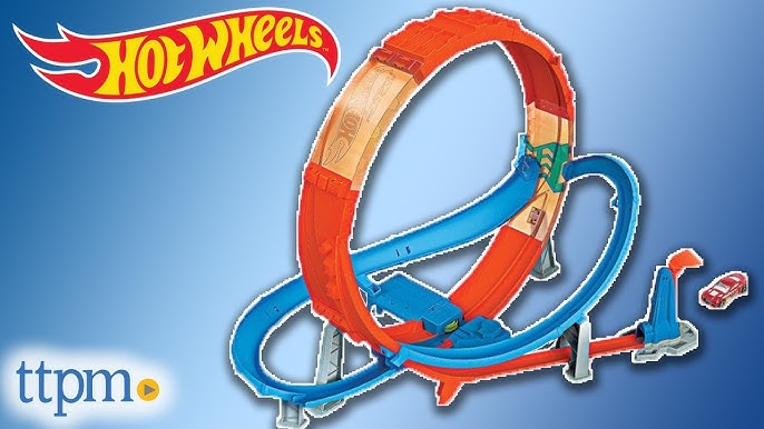 Hot Wheels Multi-Loop Race off Vehicle Track Playset - Smyths Toys