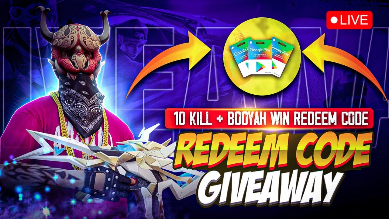 FREE FIRE LIVE GIVEAWAY | FF LIVE TEAM CODE GIVEAWAY | FF LIVE GIVEAWAY ...